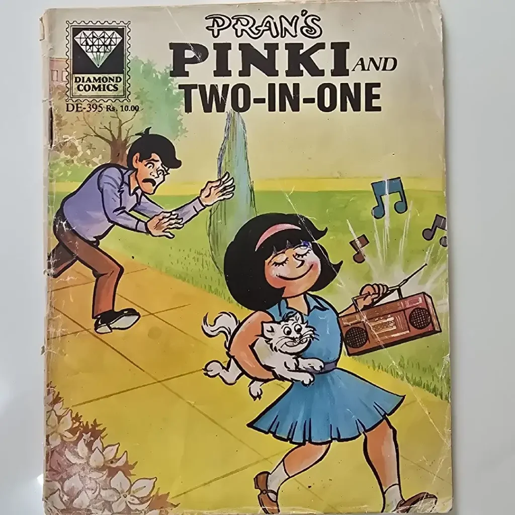 PRAN'S PINKI AND TWO-IN-ONE comic cover