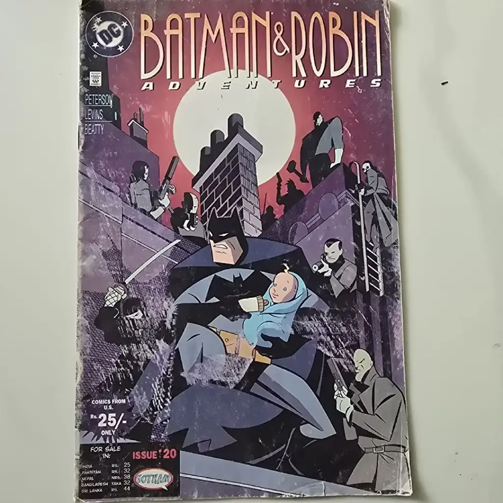 BATMAN & ROBIN ADVENTURES comic cover
