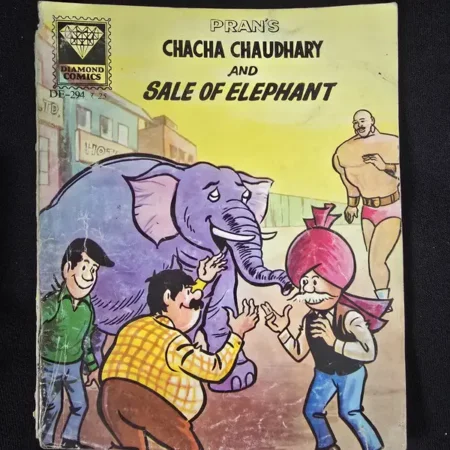 CHACHA CHAUDHARY AND SALE OF ELEPHANT comic cover