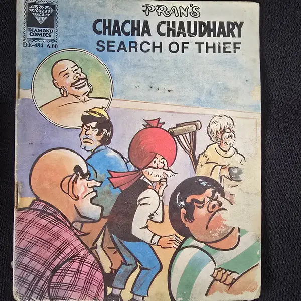 PRAN'S CHACHA CHAUDHARY SEARCH OF THIEF comic cover