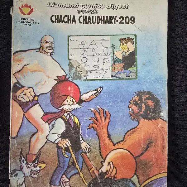 PRAN'S CHACHA CHAUDHARY-209 comic cover