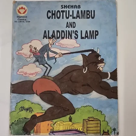 CHOTU-LAMBU AND ALADDIN'S LAMP comic cover