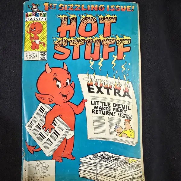 HOT STUFF comic cover