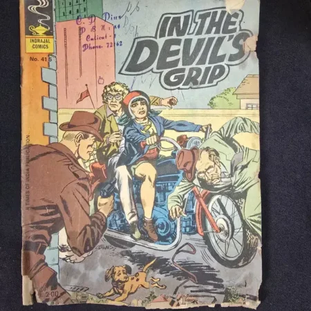 IN THE DEVIL'S GRIP comic cover