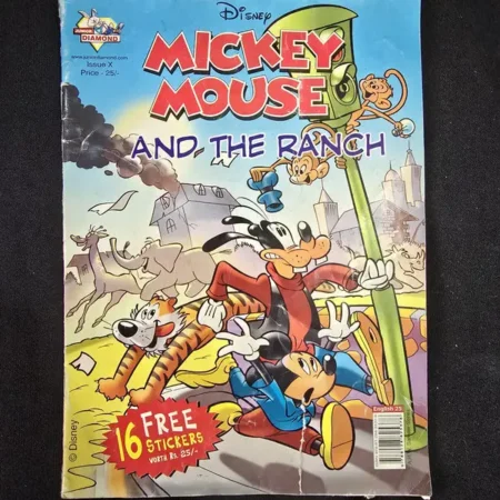 MICKEY MOUSE AND THE RANCH comic cover