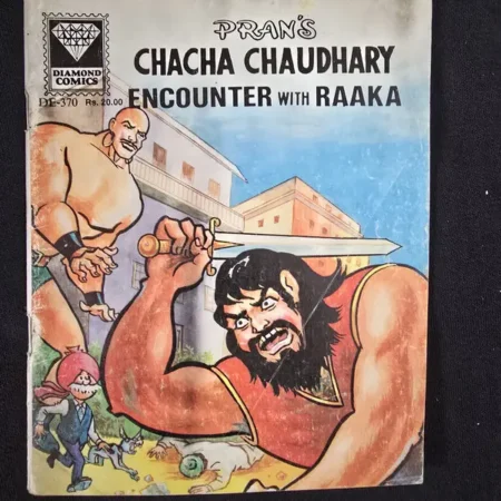 PRAN'S CHACHA CHAUDHARY ENCOUNTER WITH RAAKA comic cover