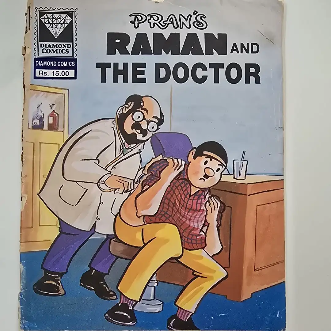 PRAN'S RAMAN AND THE DOCTOR comic cover