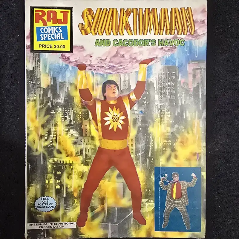 SHAKTIMAAN AND CACODOR'S HAVOC comic cover