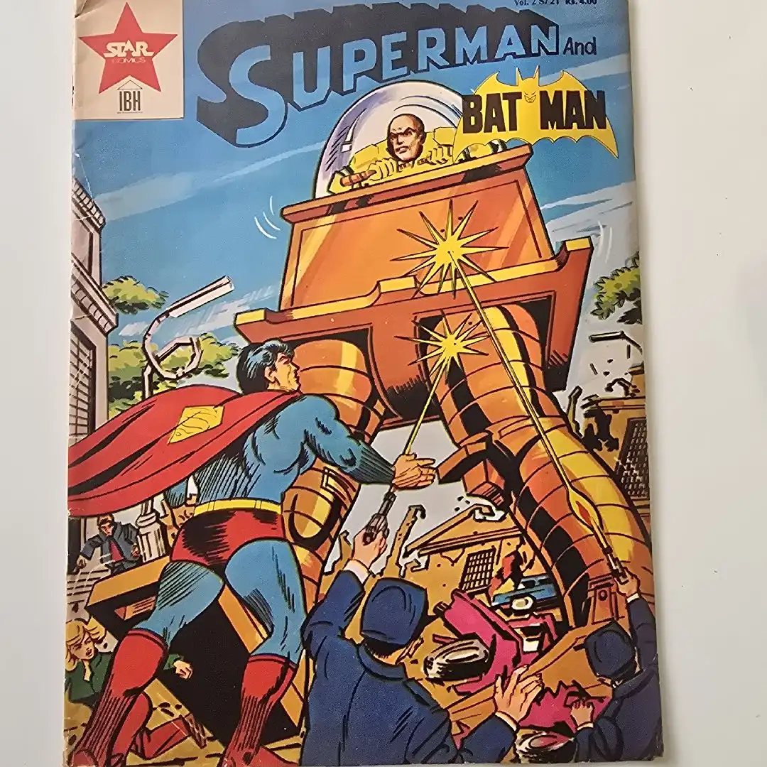 Superman And Bat Man comic cover