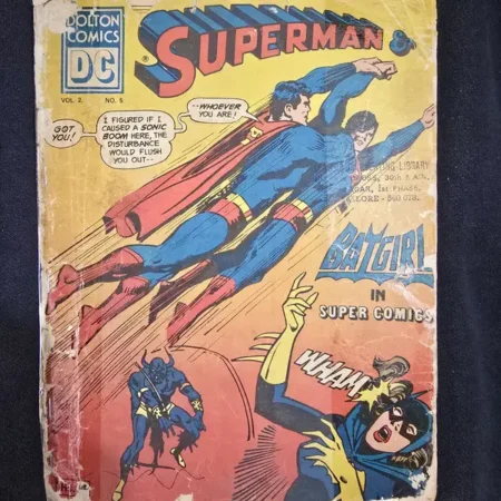 SUPERMAN & BATGIRL IN SUPER COMICS comic cover