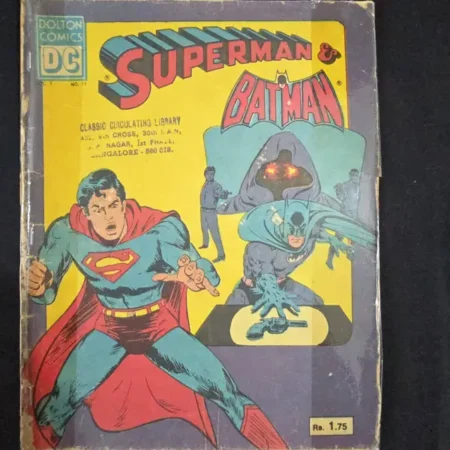 SUPERMAN & BATMAN comic cover