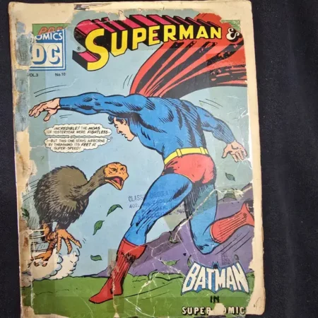 SUPERMAN & BATMAN IN SUPER COMIC comic cover