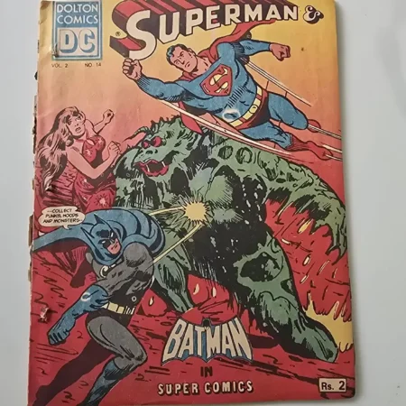 SUPERMAN & BATMAN IN SUPER COMICS comic cover