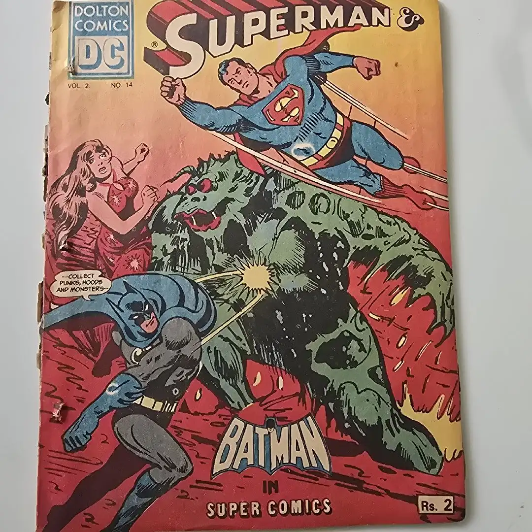 SUPERMAN & BATMAN IN SUPER COMICS comic cover