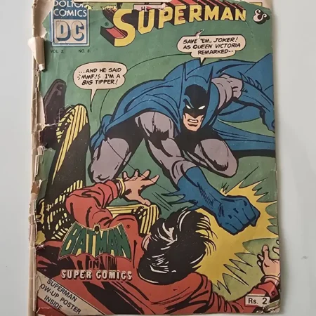 Superman & Batman in Super Comics comic cover
