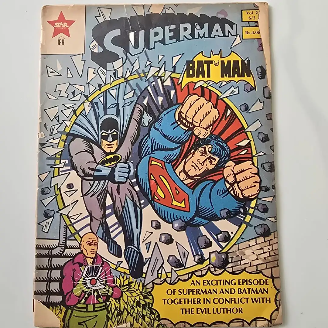 SUPERMAN BATMAN comic cover