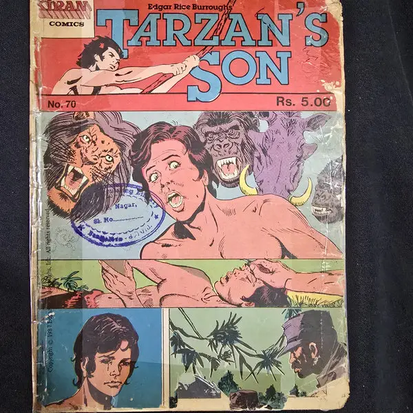 TARZAN'S SON comic cover