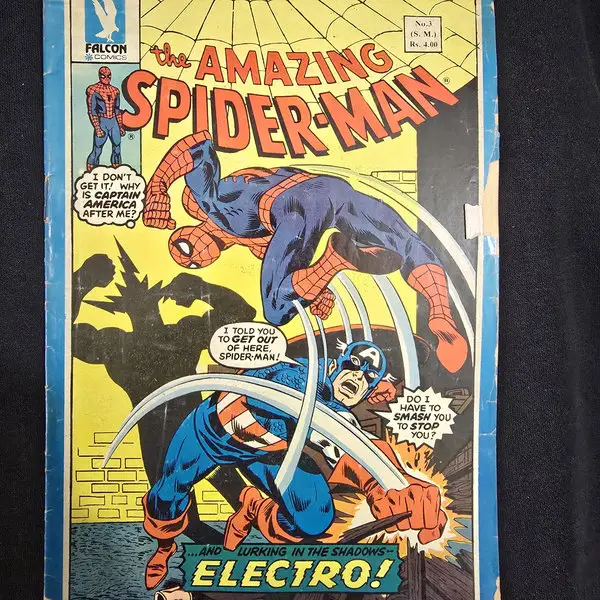 the AMAZING SPIDER-MAN comic cover