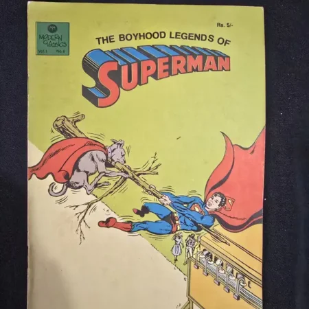 THE BOYHOOD LEGENDS OF SUPERMAN comic cover