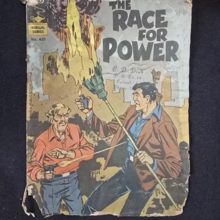 THE RACE FOR POWER comic cover