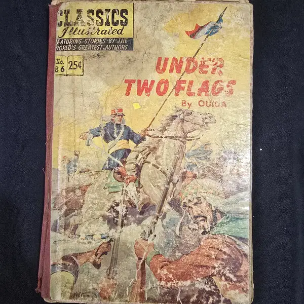 UNDER TWO FLAGS comic cover