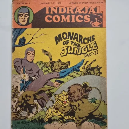 Indrajal Comics Vol 23 Issue 1 - Monarchs of The Jungle Part II