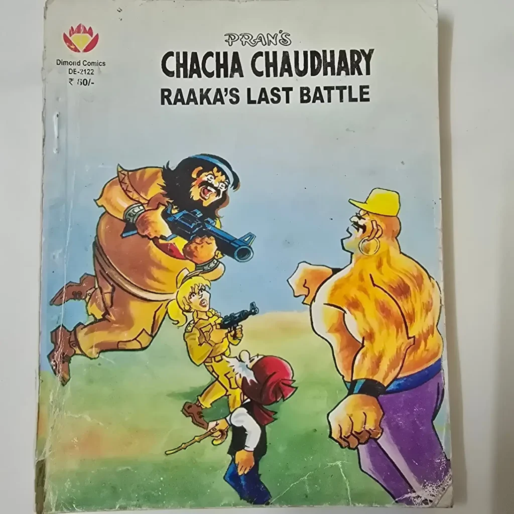 Chacha Chaudhary: Raaka's Last Battle comic cover