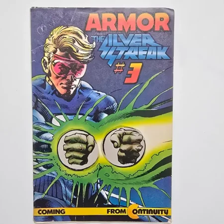 Armor and the Silver Streak #3 comic cover