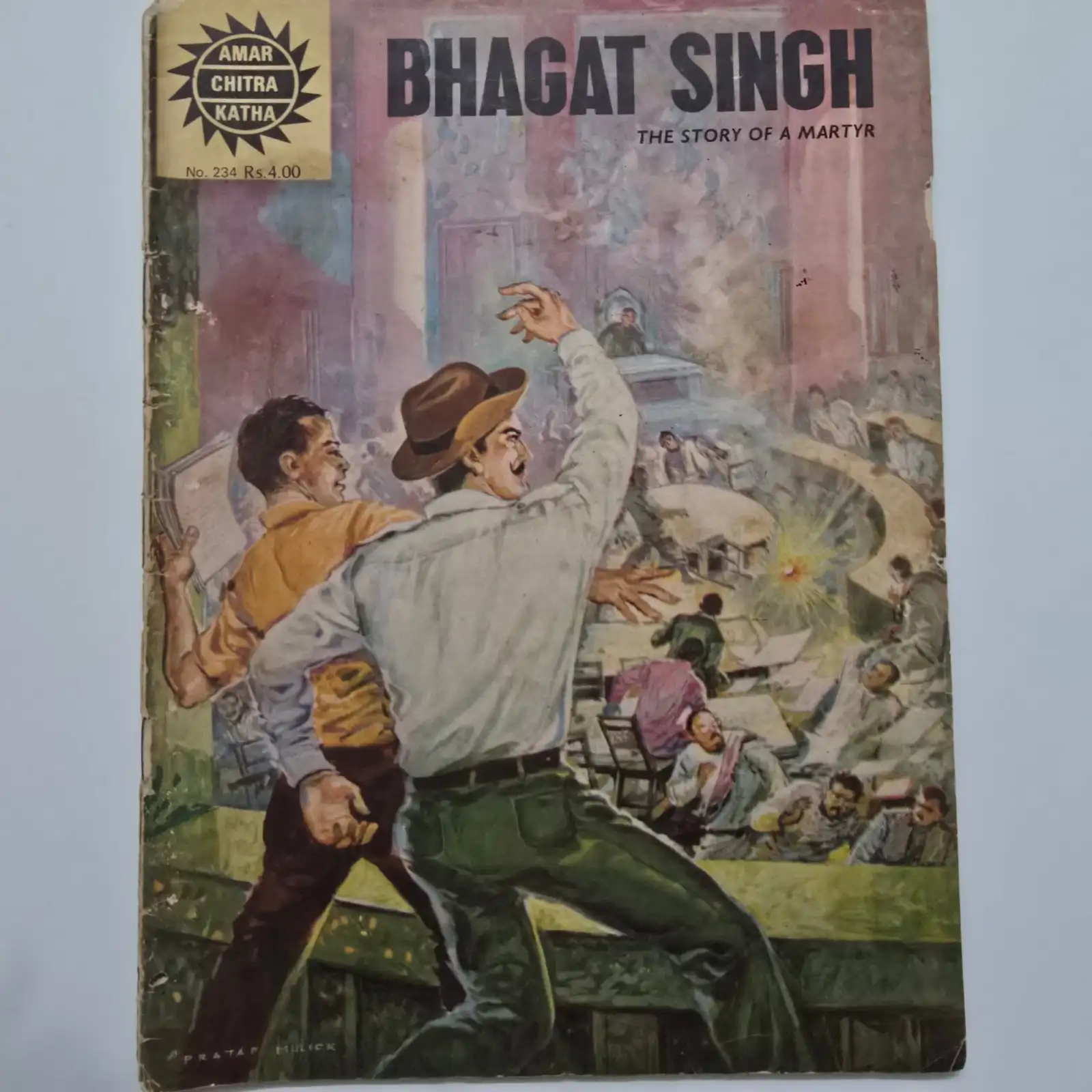 Bhagat Singh comic cover