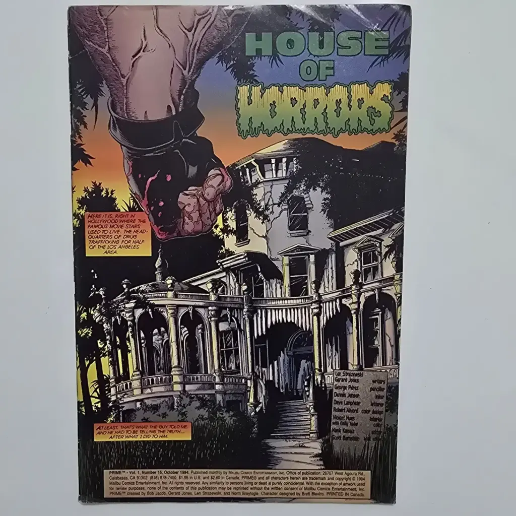 House of Horrors comic cover