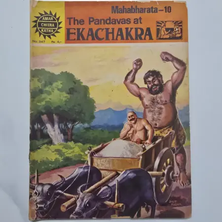 The Pandavas at Ekachakra comic cover