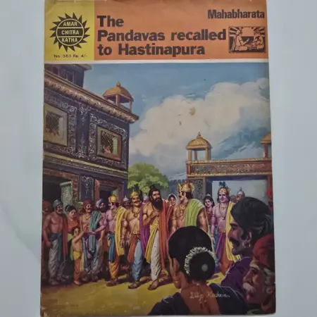 The Pandavas Recalled to Hastinapura comic cover