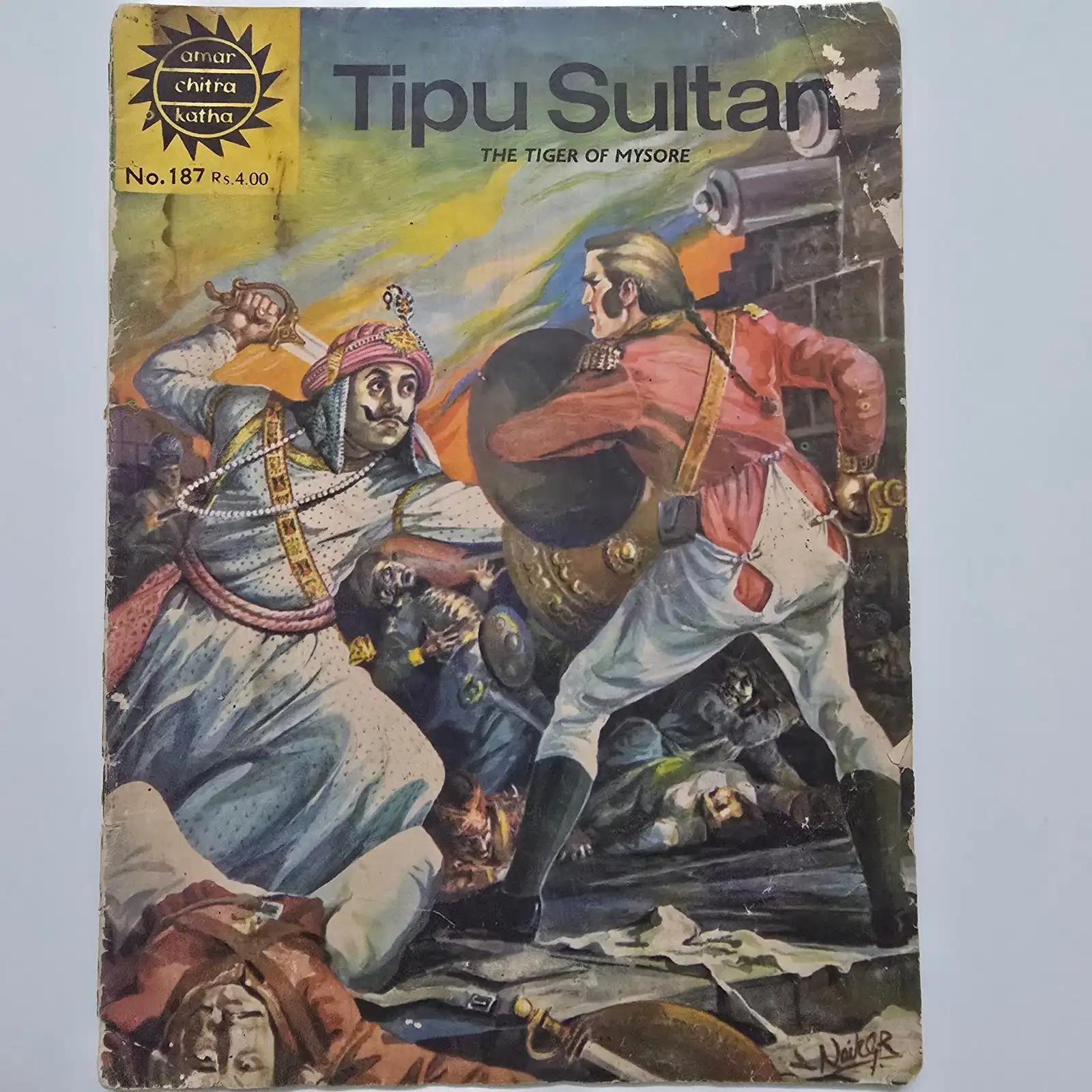 Tipu Sultan comic cover