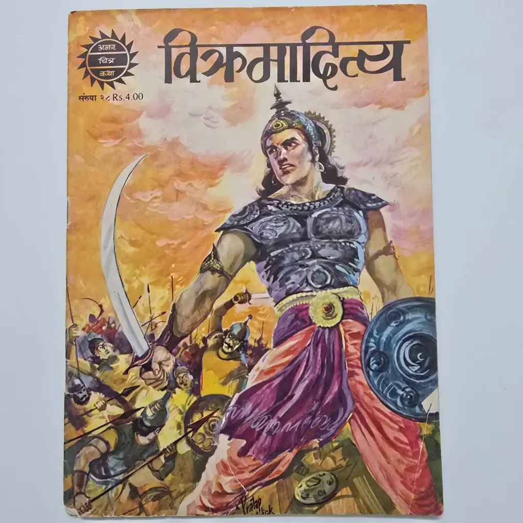 Vikramaditya (विक्रमादित्य) comic cover