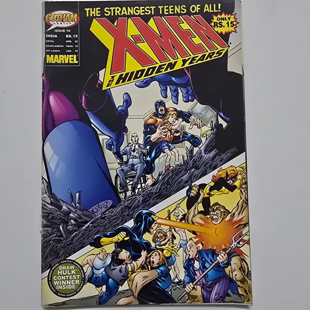 X-Men: The Hidden Years comic cover